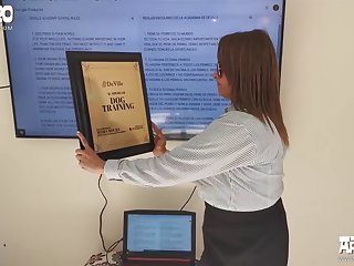 Scream From The Team Leader As She Stepped Back To