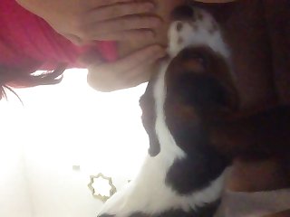 After Coming Downshe Feels How Exhausted Her Body Already Is And Looks At Her Master